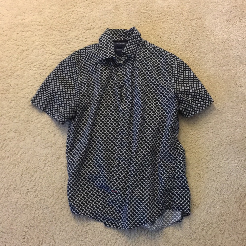 Tommy Hilfiger, short sleeve printed button down